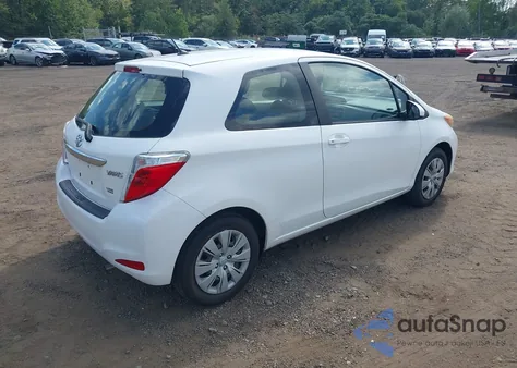 2012 Toyota Yaris L из США, поврежденный, VIN JTDJTUD36CD516691